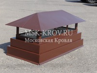 Дымник с экраном и защитной сеткой Дымник с экраном и защитной сеткой