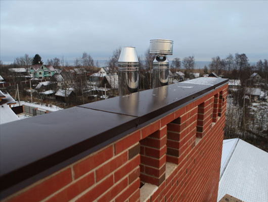 Отлив для парапета №1 / Московская Кровля