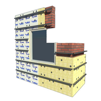 Подконструкция горизонтального типа для вентилируемых фасадов Металл Профиль